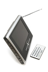 portable tv closeup