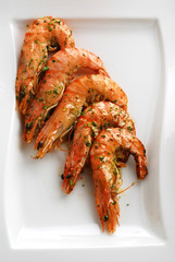 Gamberoni in guazzetto - Secondi di pesce della Toscana