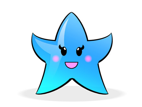 Little blue star icon