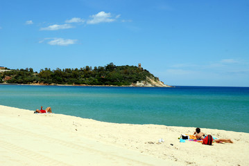 Fototapeta na wymiar Spiaggia di Arbatax