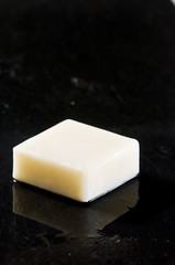 white soap