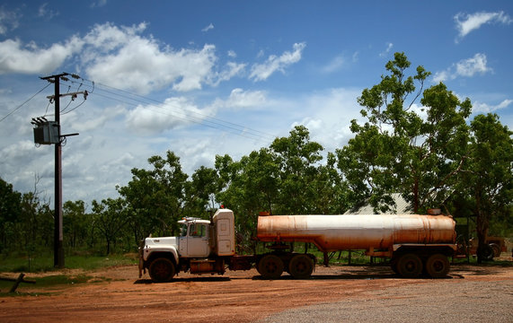 Fuel Tanker Australian Outback