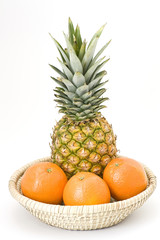 oranges and pineapple