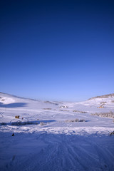 Winter, snow, nature.