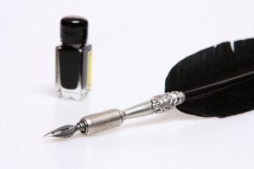 old ink pen