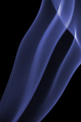 Naklejka premium abstract blue smoke background