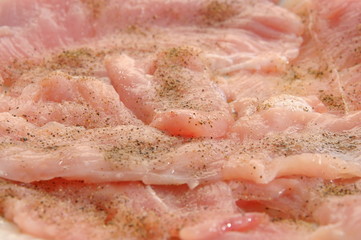 Fresh raw chicken breast