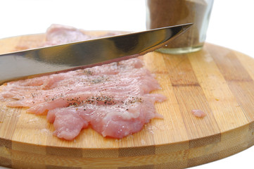 Fresh raw chicken breast