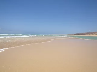 Foto auf Acrylglas Strand Sotavento, Fuerteventura, Kanarische Inseln Traumstrand auf Fuerteventura