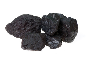 coal, carbon nuggets
