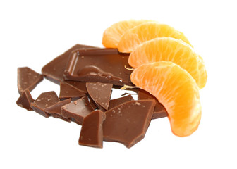 Chocolate with tangerine
