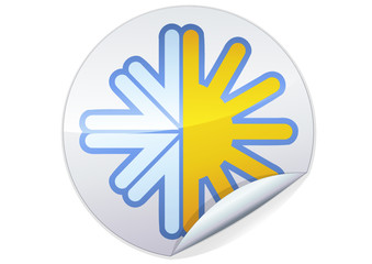 Sticker climatisation