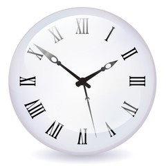 Boule de cristal horloge (ombre)