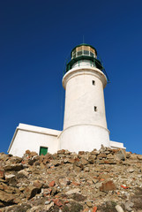 Fototapeta na wymiar White lighthouse