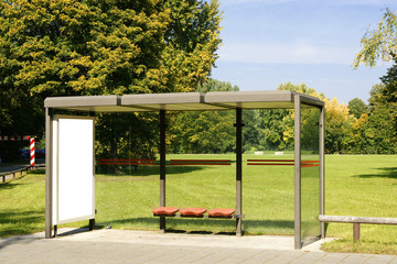 bus stop billboard