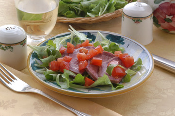 Linguetta di vitello su letto d insalata Antipasti Trentino A A