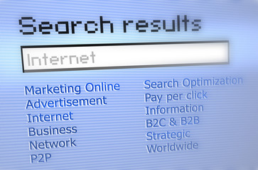 Internet Search results