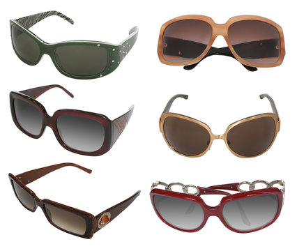 fashion. collection of sunglasses