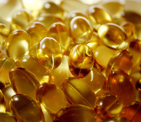 Cod liver oil capsules