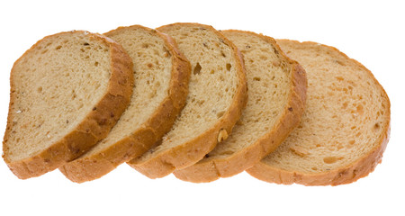 slice bread, isolated