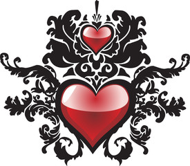 Obraz na płótnie Canvas valentine decoration heart