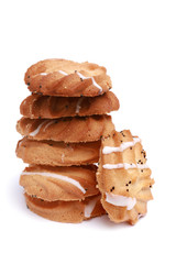 Stack of homemade chip cookie