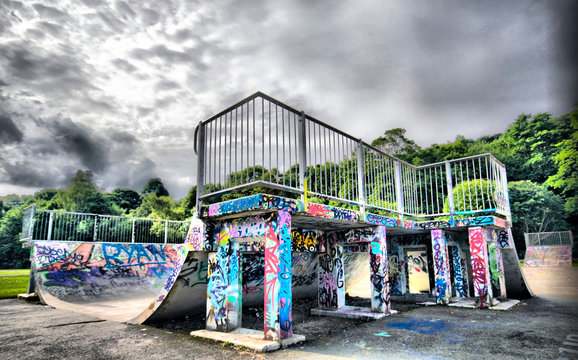 Urban Skate Ramp