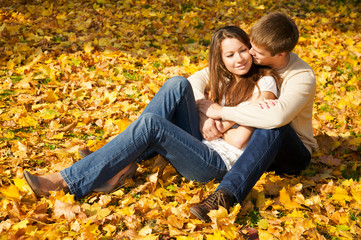 Happy young couple