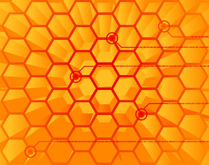 Abstract Techno Hive