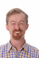 Obraz premium Portrait of funny man