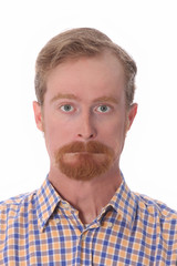 Obraz premium Portrait of funny man