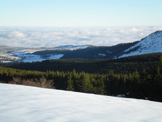 Mer de nuages à la montagne