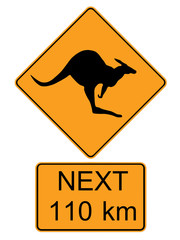 Sign of the warning.