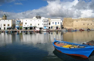 Tuinposter Tunesië haven van bizerte