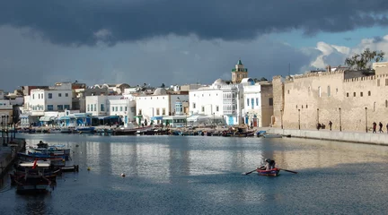 Tuinposter Tunesië haven van bizerte
