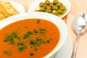 Tomaten-Krem-Suppe