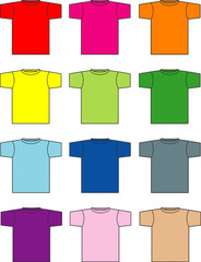 t-shirts colors