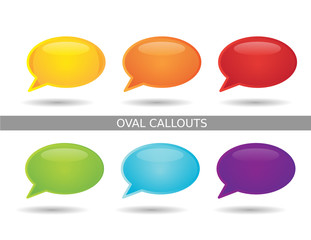 Presentation Oval Callout Icons