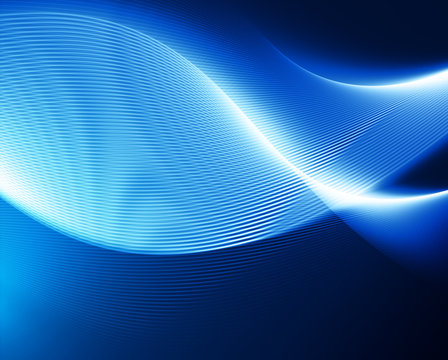 abstract glowing lines