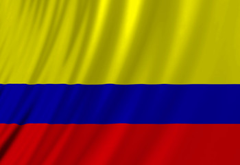 Fototapeta premium Colombian flag