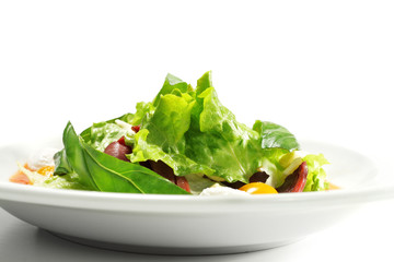 Salad - Smoked Magret with Red Chaud-Froid Sauce