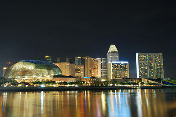 Singapore City at Night