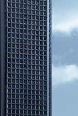 windows of office buildings