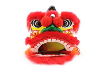 Chinese dancing lion head
