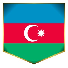 drapeau ecusson azerbaidjan azerbaijan flag