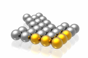 Golden management of business team