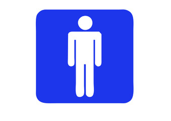 male toilet sign