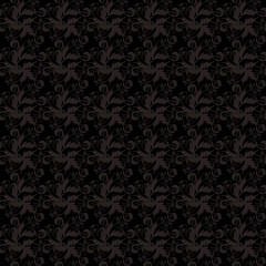 black floral tile