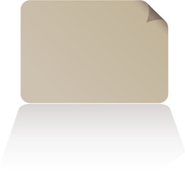 business card shadow