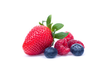 Berries on White